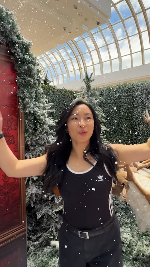 Instagram post by @biancainmelbourne for Chadstone. Caption reads: A look at Christmas shopping inside the largest....