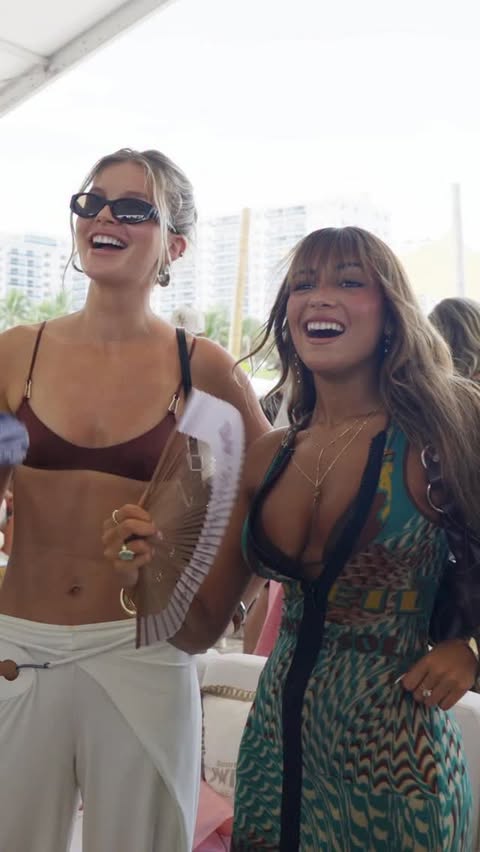 Instagram post by @si_swimsuit for Hawaiian Tropic. Caption reads: All you need is @HawaiianTropic, @si_swimsuit....