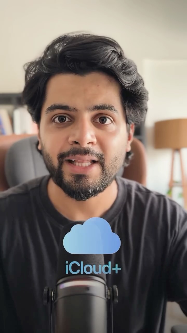 Instagram post by an influencer for Apple. Caption reads: [...] sorted - courtesy iCloud+ 🤩 @apple If....