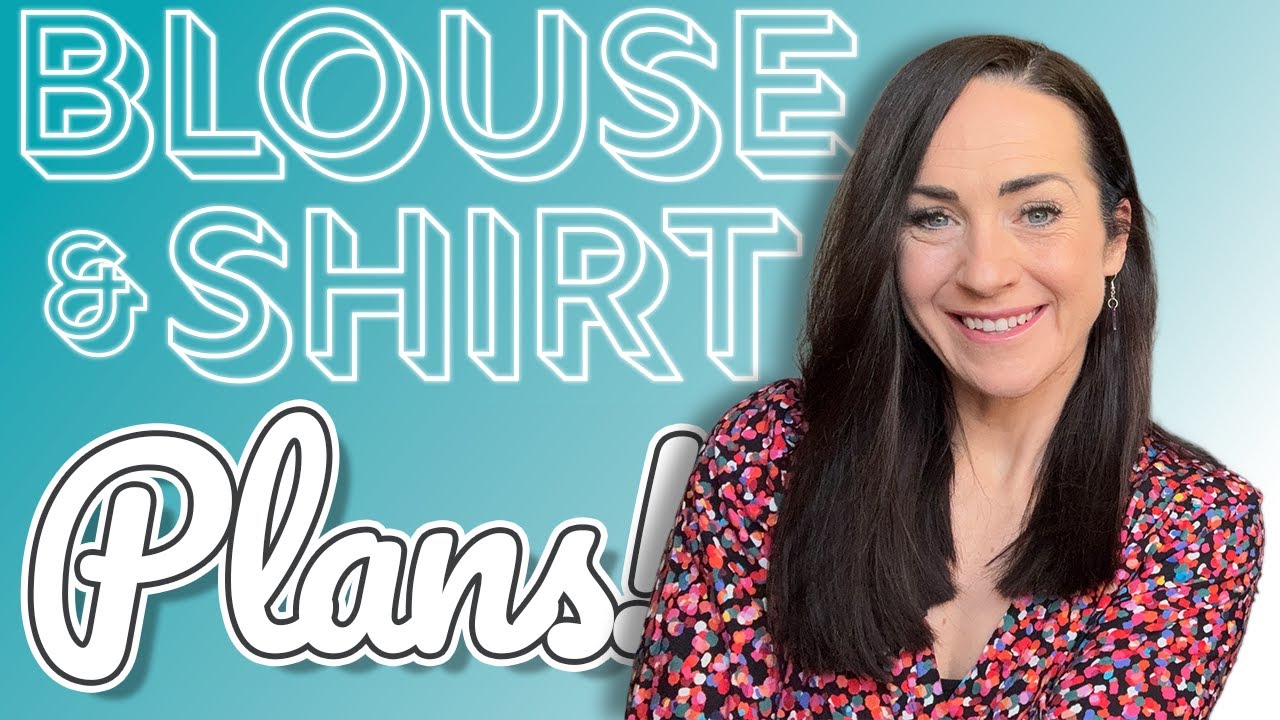 YouTube post by @SewnontheTyne for Friday Pattern Company. Caption reads: 🪡 Transform Your Wardrobe: 6 Stunning Blouse &....