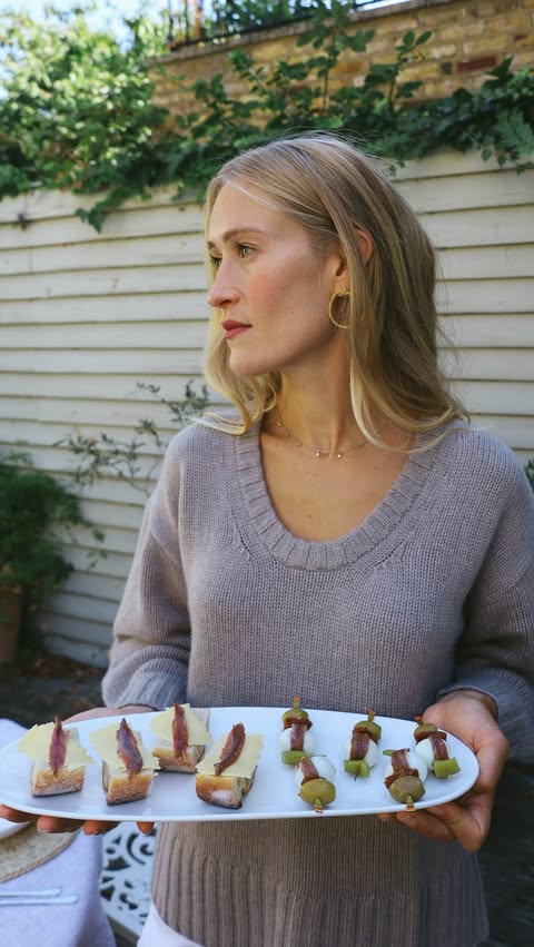 Instagram post by @alexandradudley for The White Company. Caption reads: AD | An autumn supper with @thewhitecompany. I....