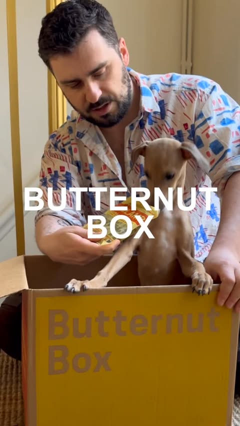 Instagram post by @makemeaoffer for Butternut Box. Caption reads: [...] his delicious meals from @butternutbox which....