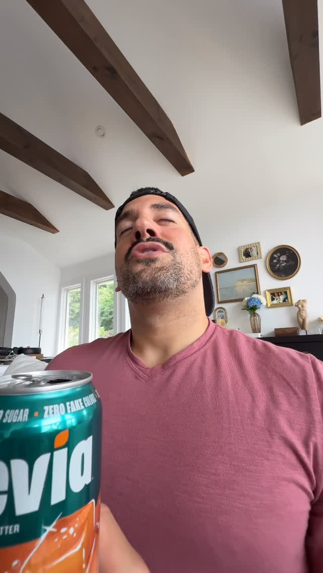 Instagram post by @jon.bouff for Zevia. Caption reads: This salty king found his perfect match 👑....