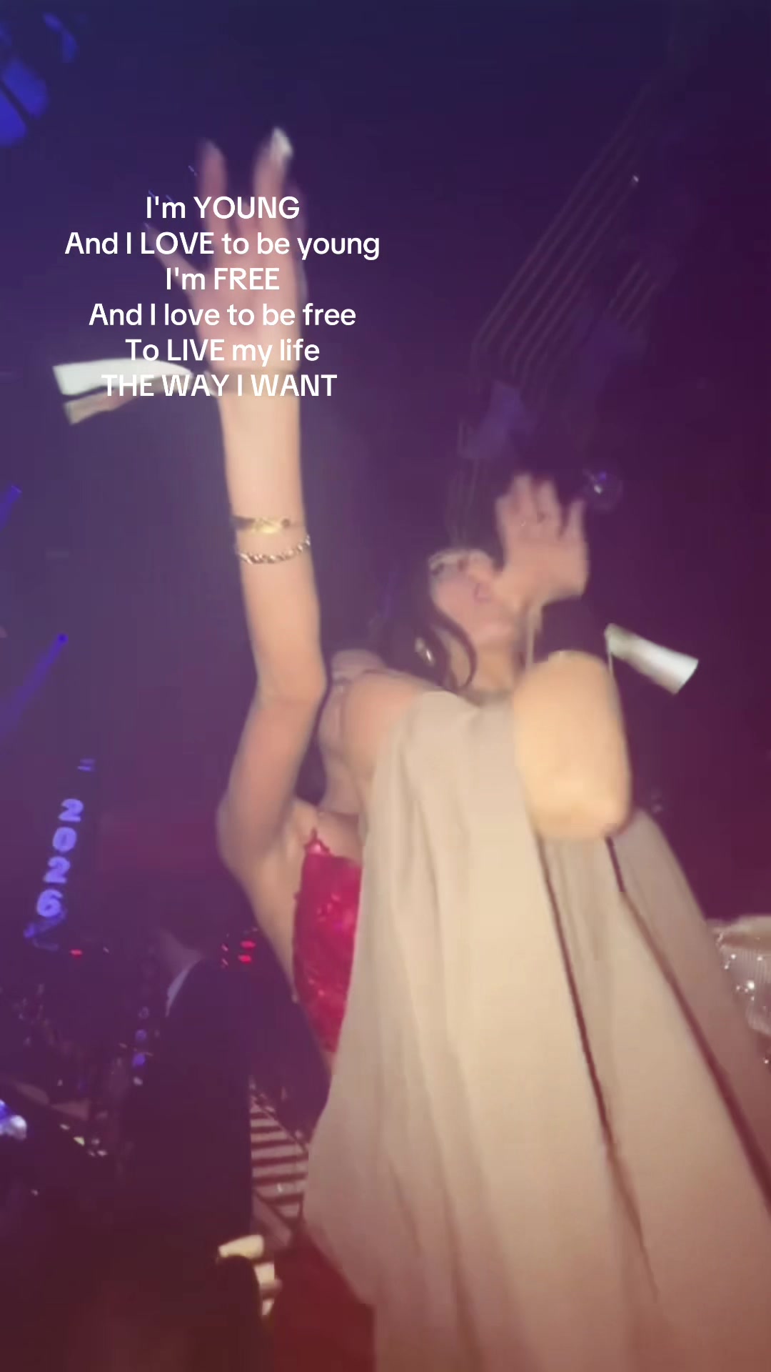 TikTok post by @alexxxaalexxxa for PEPPERMAYO. Caption reads: [...] this is how I lived my life in my 20s....
