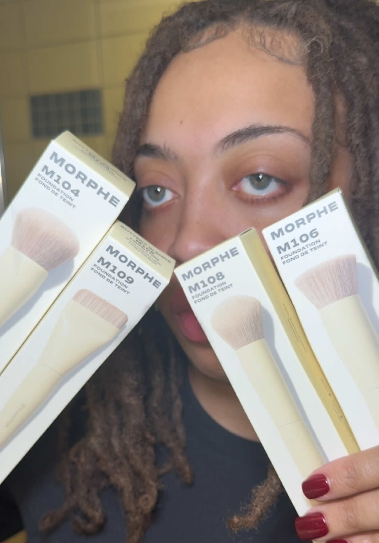 TikTok post by @madechinajay for Morphe. Caption reads: Love this Buttery Blend set 🧈🤍@Morphe Cosmetics....