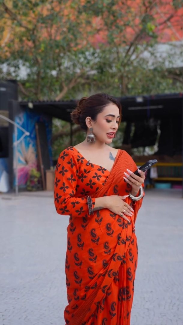 Instagram post by @official_prattika_shah for Digitek. Caption reads: Hustle mode: ON 🎬 Behind every perfect frame lies....