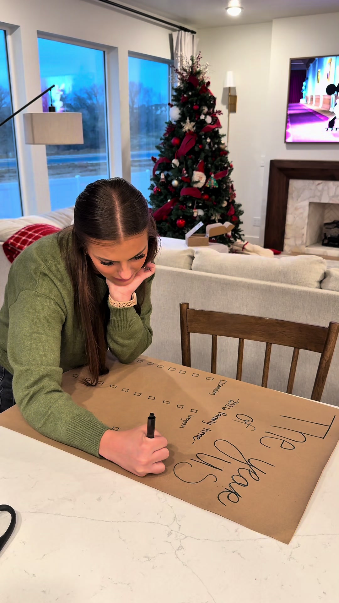 TikTok post by @callamckinley for Skylight Frame. Caption reads: 2026 will be the year of “We” instead of just....