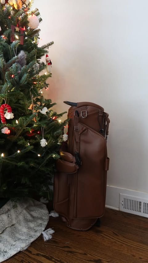 Instagram post by @haley_mccartney for Golf Galaxy. Caption reads: my @golfgalaxy holiday wish list☕️....