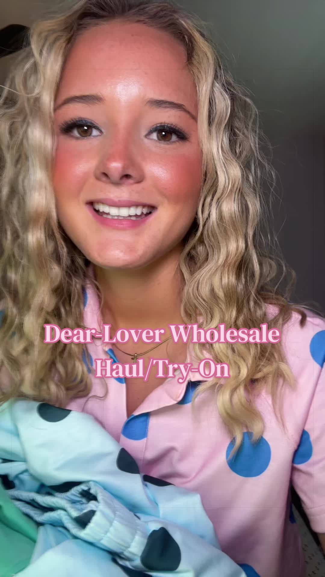 TikTok post by @thatoneblondegurl21 for Dear-Lover. Caption reads: Shop Dear-Lover at www.dear-lover.com and use code....