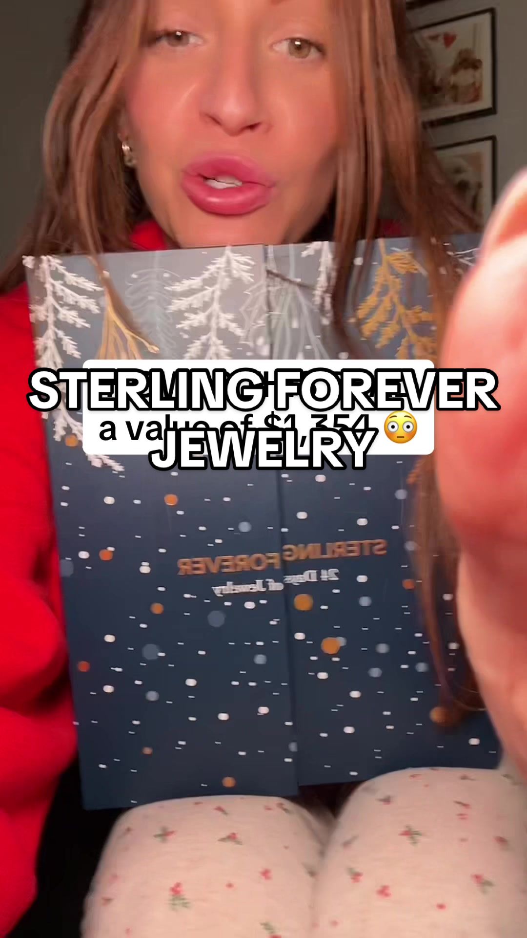 TikTok post by @cicihaskill for Sterling Forever. Caption reads: Full of 24day of beautiful jewelry....