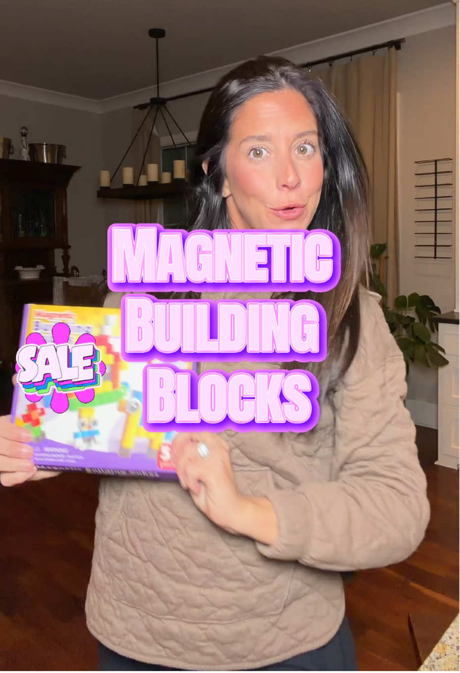 TikTok post by @tanyatoldmeto for Magnetopia. Caption reads: [...] Blocks - 71% OFF FLASH SALE!! 🏃‍♀️💨....