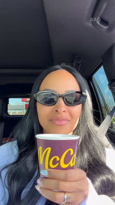 Instagram post by @infamousmamahenry for McDonald's of Michigan. Caption reads: #AD Girl math says a whole breakfast for $4 is....