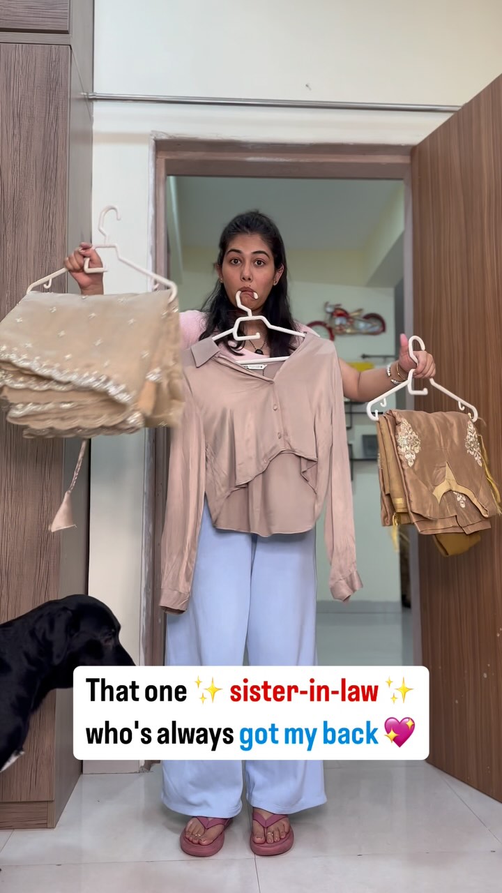 Instagram post by @jigisha_j for Blue Heaven Cosmetics. Caption reads: Tag your nanad baisa who’s your unexpected bestie!....