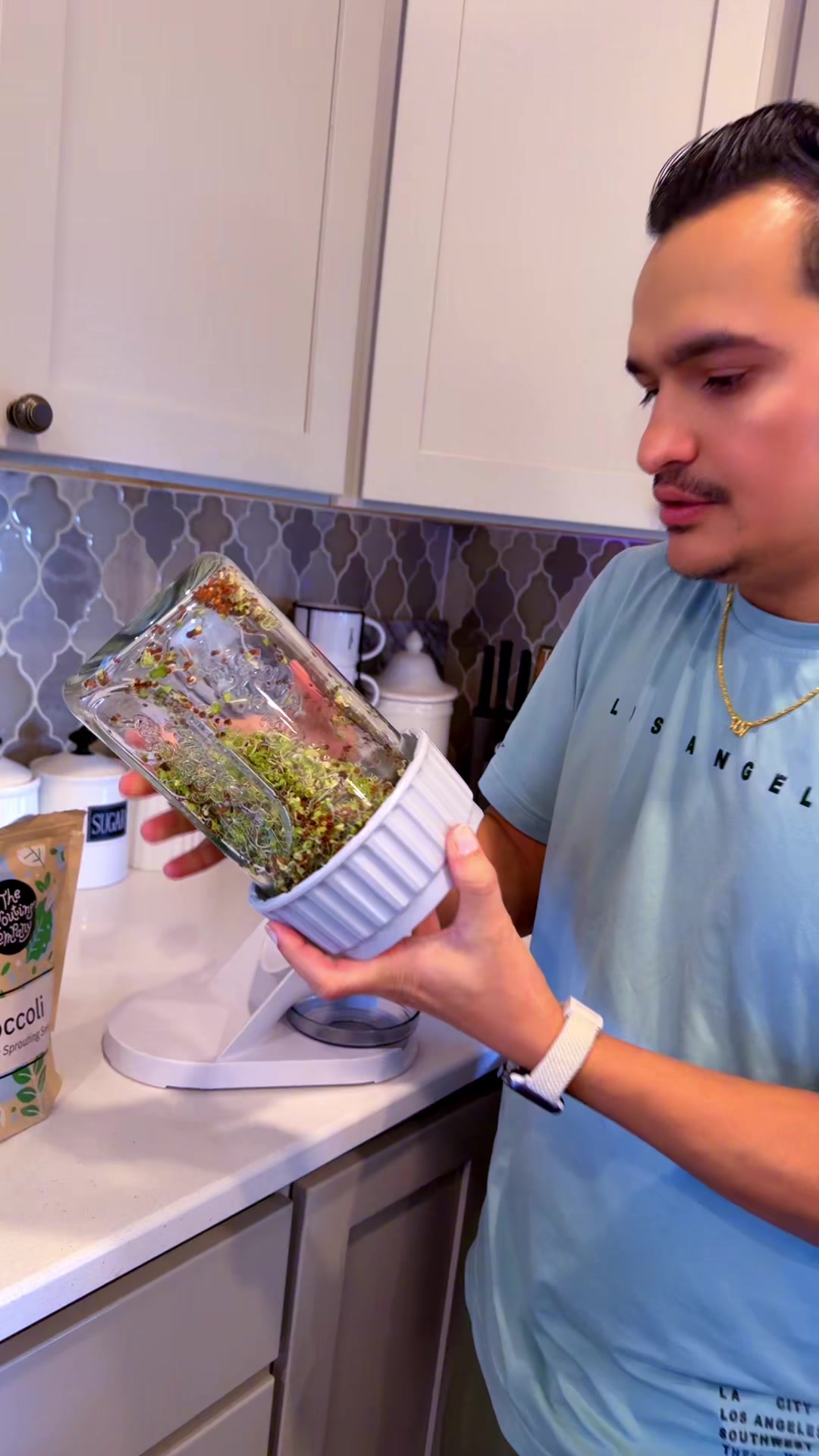 TikTok post by @omkhanal2 for The Sprouting Company. Caption reads: [...] #tiktokforyoupage #sprout....