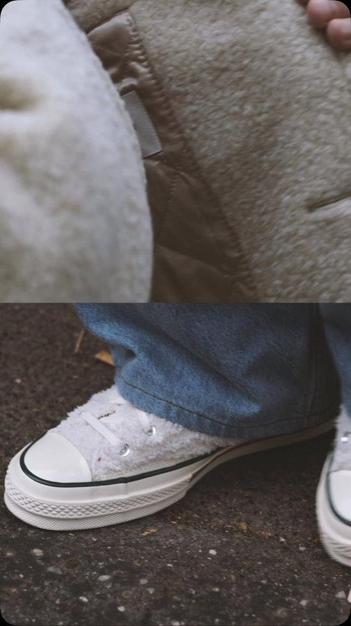 Instagram post by @raffaelpayr for Dries Van Noten. Caption reads: Jacket: @driesvannoten #driesvannoten 
Sweater:....