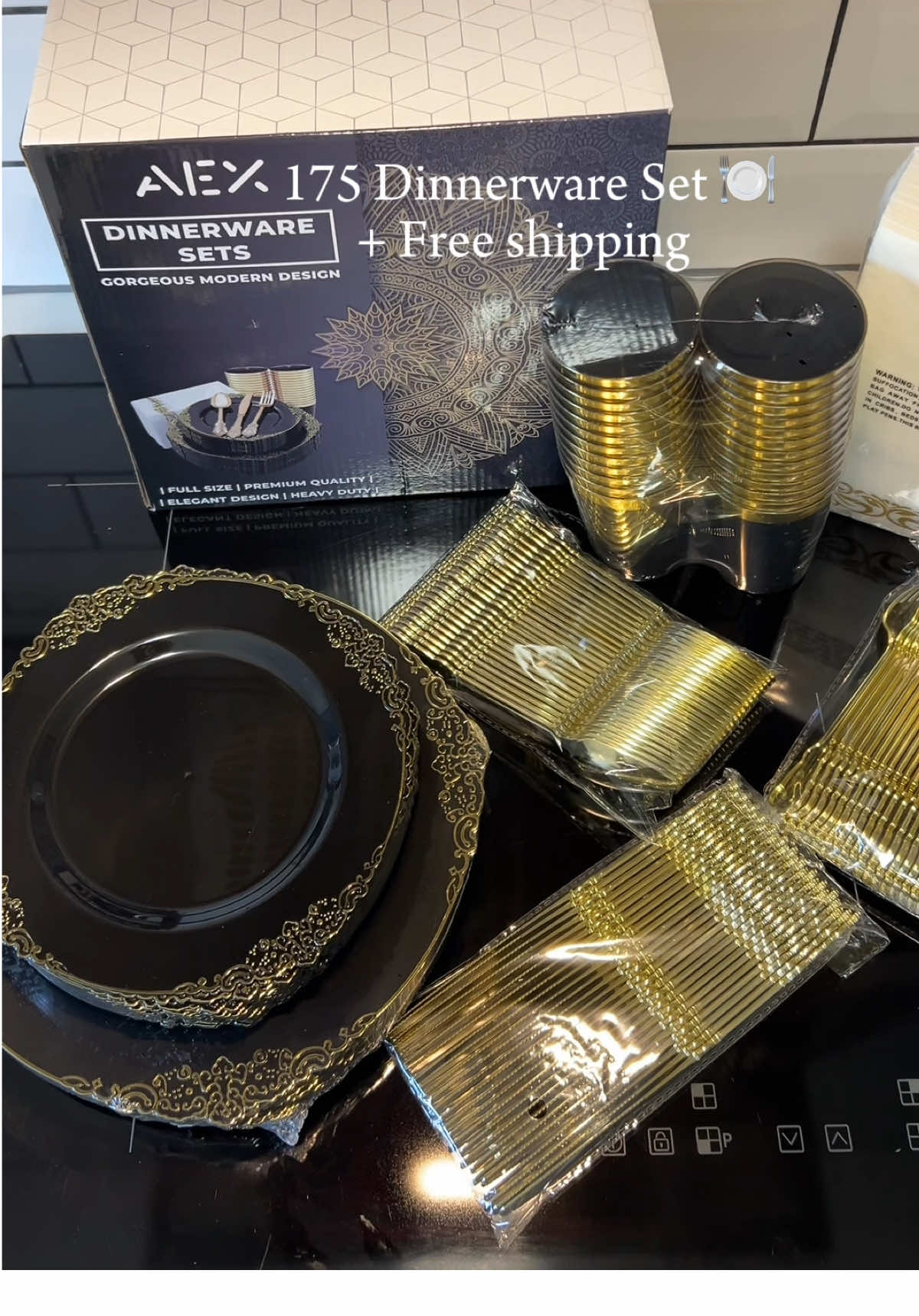 TikTok post by @hello_rofem for kitchenglora. Caption reads: Luxury on a budget 🥰 @kitchenglorashop....