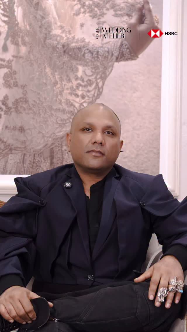 Instagram post by @ggpanther for VOGUE India. Caption reads: Gaurav Gupta (@gauravguptaofficial) will showcase....