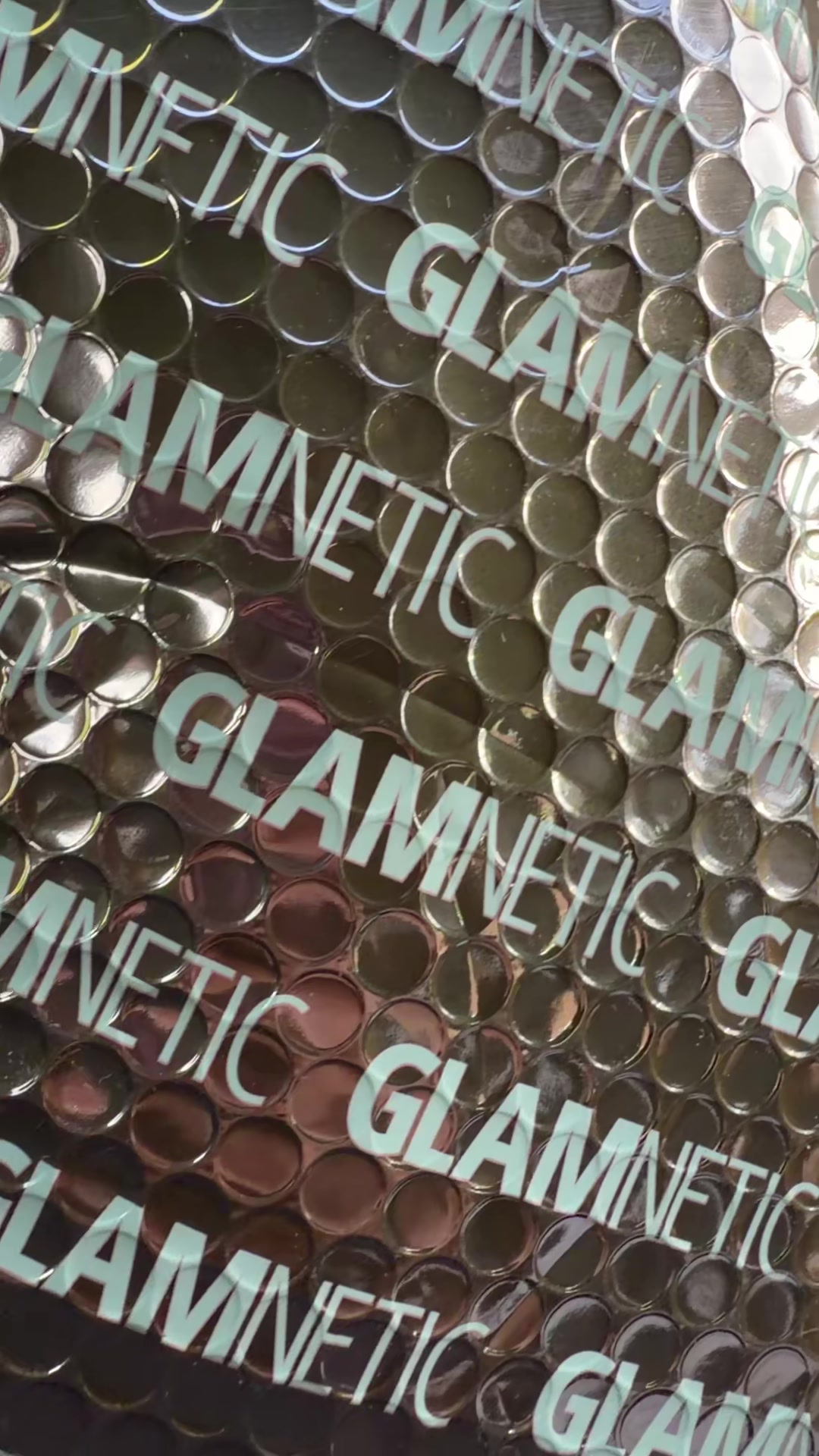 TikTok post by @d33empress for Glamnetic. Caption reads: [...] a video of the collection .. #glamnetic....