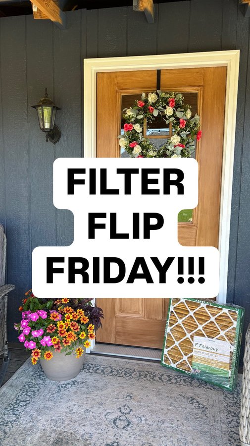 Instagram post by @evergreenrestorations for Filterbuy. Caption reads: Congrats, Kelly!!! Filter flip Friday means one of....