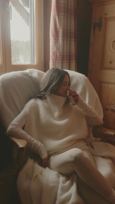 Instagram post by @cajmel for Maison Margiela Fragrances. Caption reads: Memories that keep me warm.....