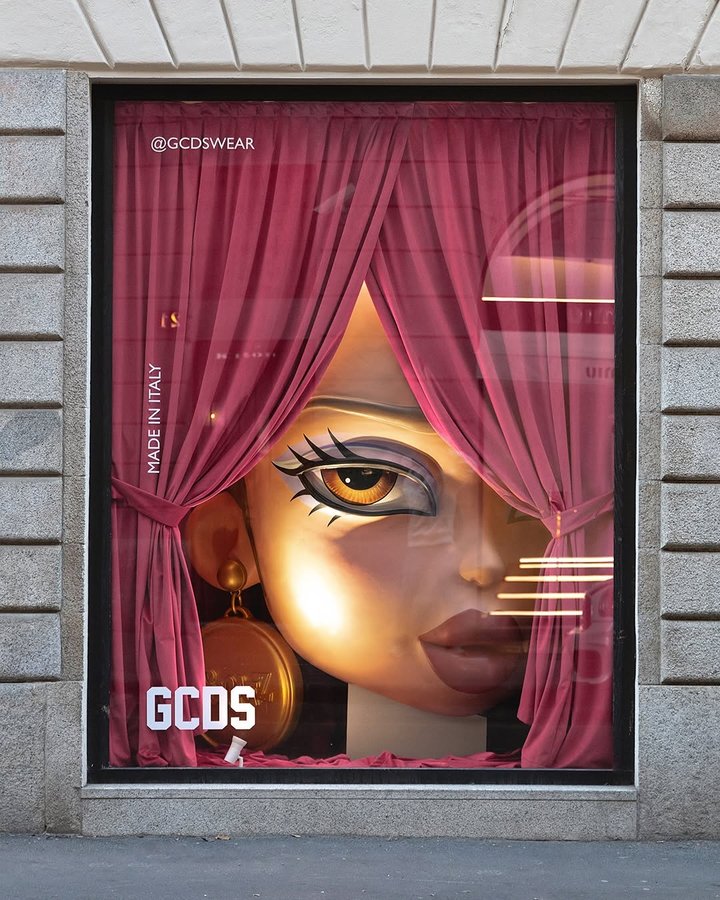 Instagram post by @giulianocalza for GCDS. Caption reads: [...] wait to announce soon a new incredible....