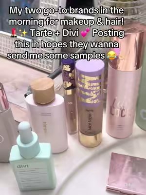 TikTok post by @mrskaylaray for Divi Scalp & Hair Health. Caption reads: Everyone please tag them! @tarte cosmetics @DIVI....