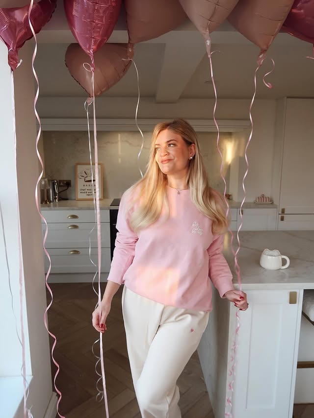 Instagram post by @hannah_briggs for GLAMIFYFASHION. Caption reads: SELF LOVE SOCIETY is here!! 🥹🩷 Glamify x....