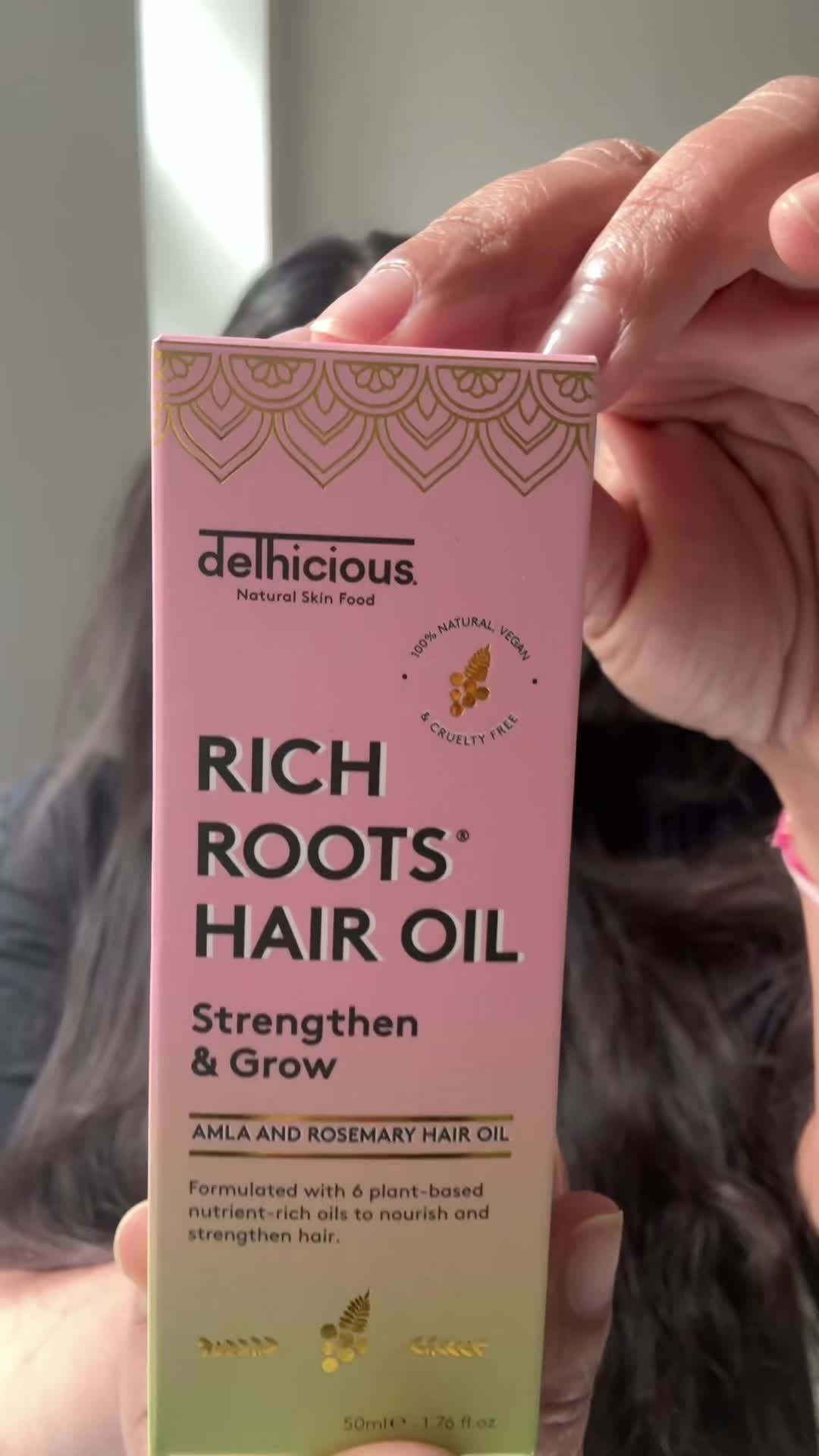 TikTok post by @nilly6p for Delhicious Body. Caption reads: I’m back again to tell you about this gorgeous....