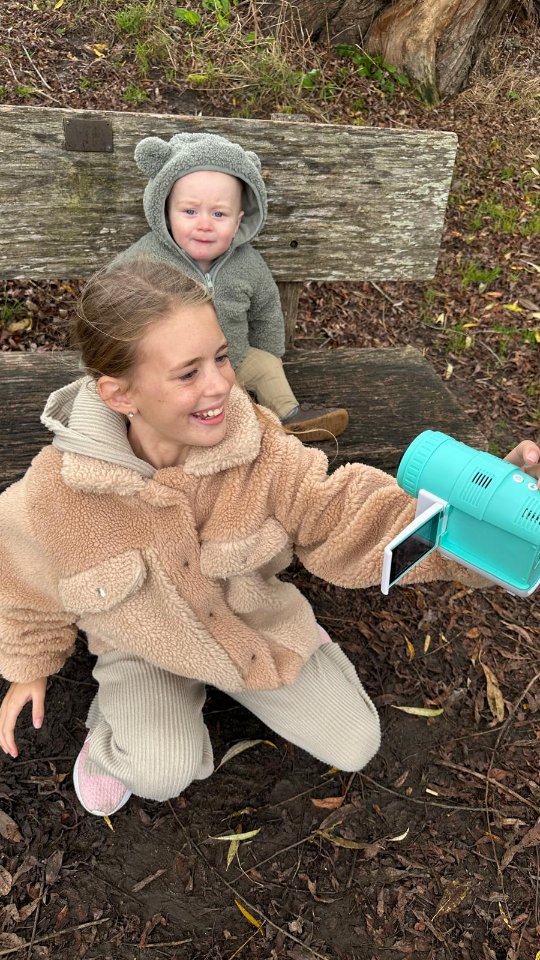 Instagram post by @raisingmylittlepickles_ for Canal Toys. Caption reads: Photo Creator Camera Projector 🎥🎥

This isn’t....