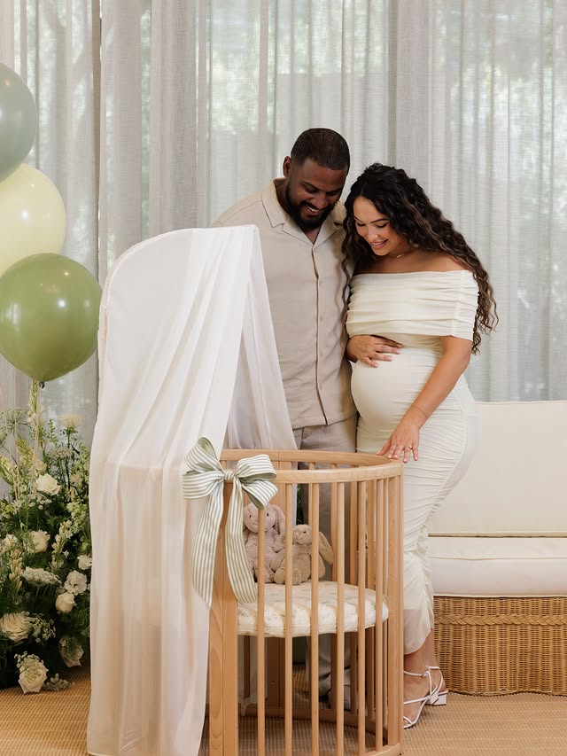 Instagram post by @torimarks for Stokke. Caption reads: [...] I’m SO excited to be partnering with....