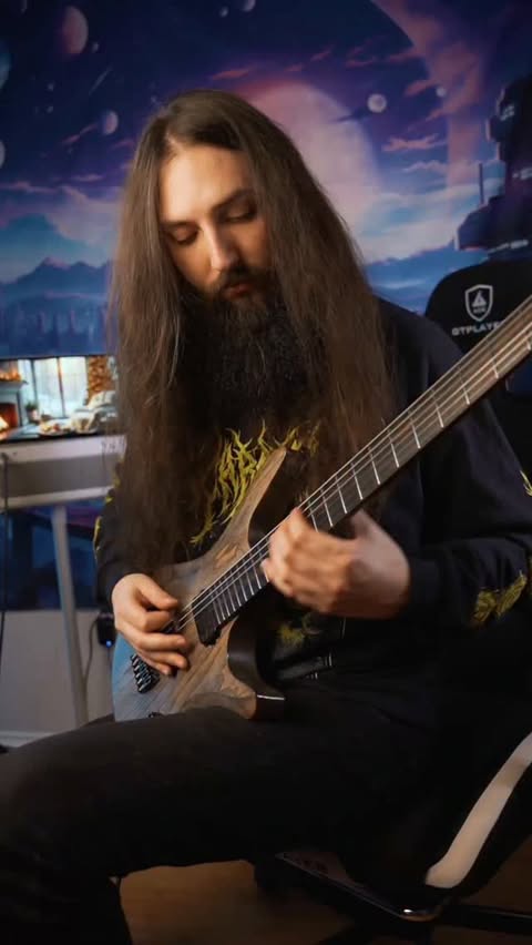 Instagram post by @ilmariponkala for LAVA MUSIC. Caption reads: Riffmas with @l_youngg & @ilmariponkala using the....