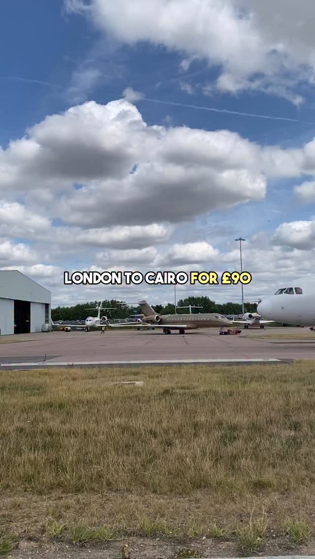 Instagram post by @wldsouk for Wizz Air. Caption reads: London to Cairo for £90 #ad @ldnlutonairport....