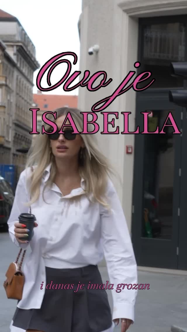 Instagram post by @isabellae for Syoss. Caption reads: Kako popraviti dan sa @syoss obrvama 🤍 u samo par....