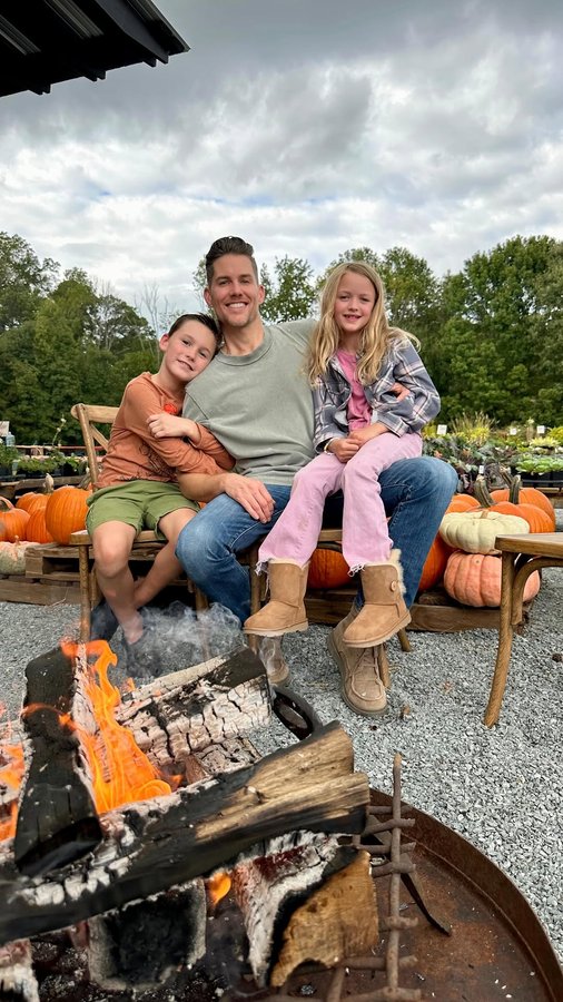 Instagram post by @bbbuffaloe for Chinet. Caption reads: We just finished setting up the market for pumpkin....