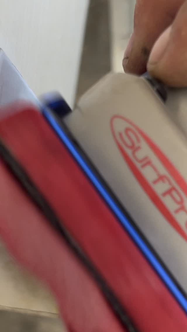 Instagram post by @brokenleadwoodworks for SurfPrep sanding. Caption reads: @surfprepsanding gets in there! 

#sandingwood....