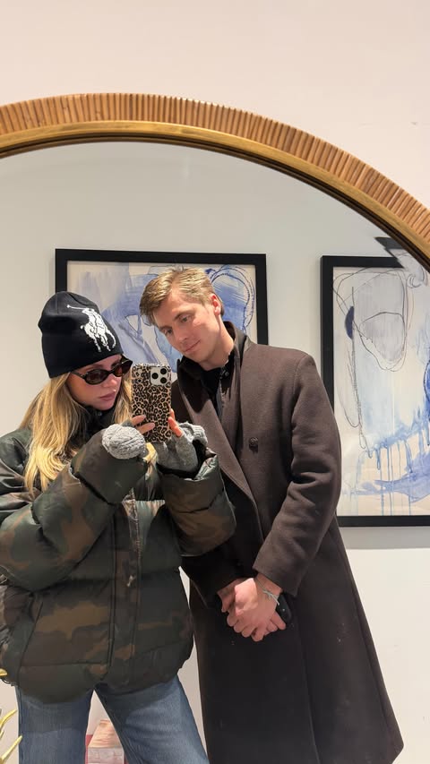 Instagram post by @acquired.style for ZOLA. Caption reads: Sneak peak at our wedding website 🤫🤍 @zola made....