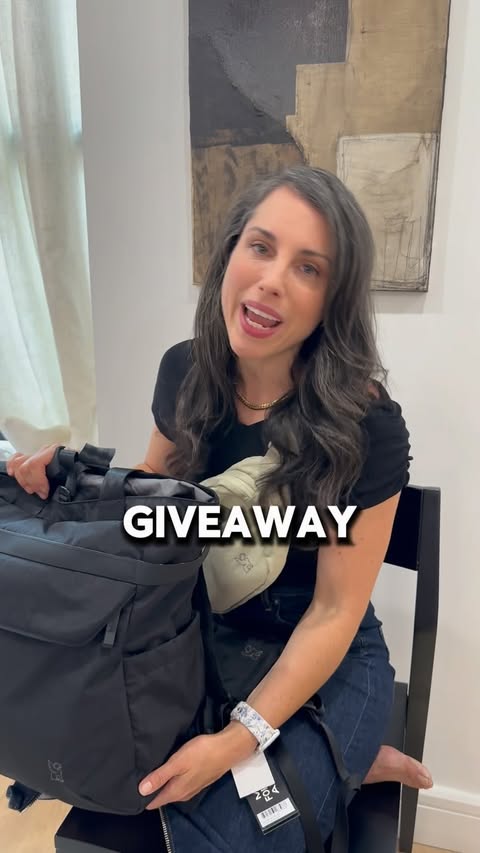 Instagram post by @cargobikemomma for Chrome Industries. Caption reads: [...] to give one lucky winner 3 amazing....