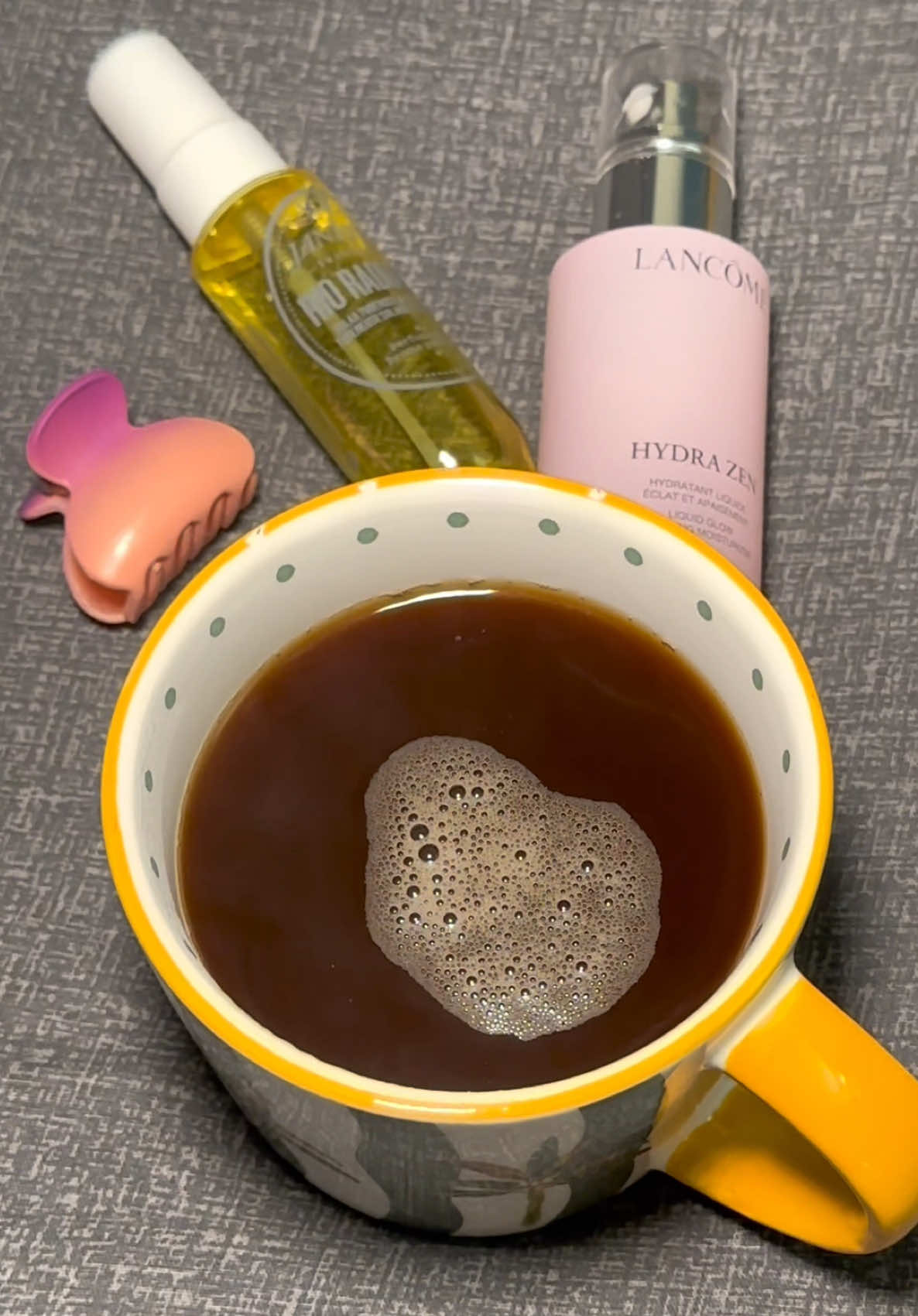 TikTok post by @ranoooda01 for Grind. Caption reads: [...] deserve a slower pace A cup of decaf @Grind....