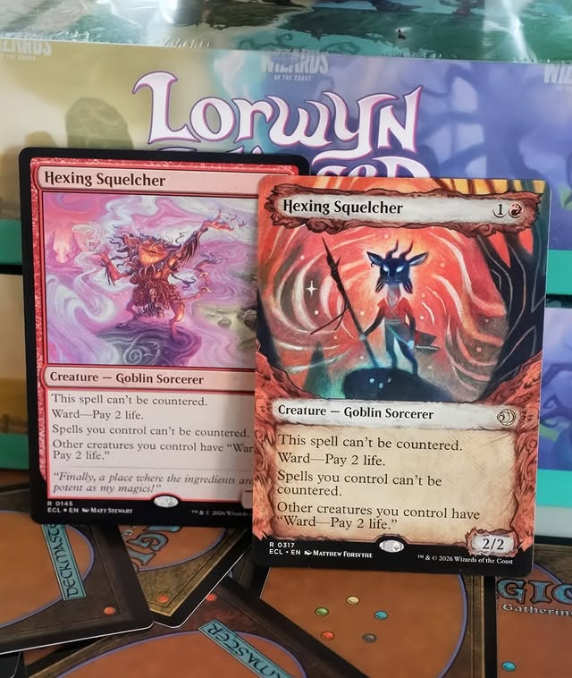 Instagram post by @taaliavess for Magic: The Gathering. Caption reads: [...] a new set for the first time. #MTG....