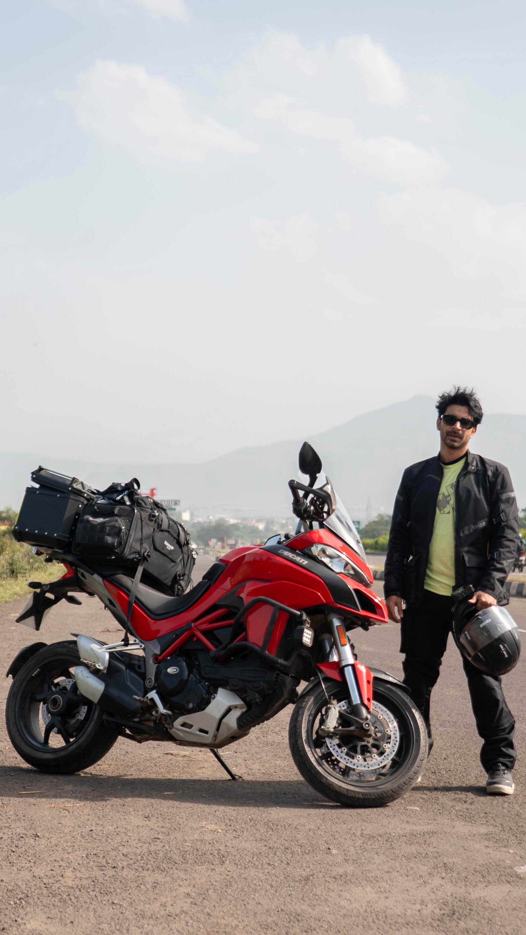 Instagram post by @msk_s1991 for Reise Moto. Caption reads: Ride karna koi galat baat nahi hai, but riding....