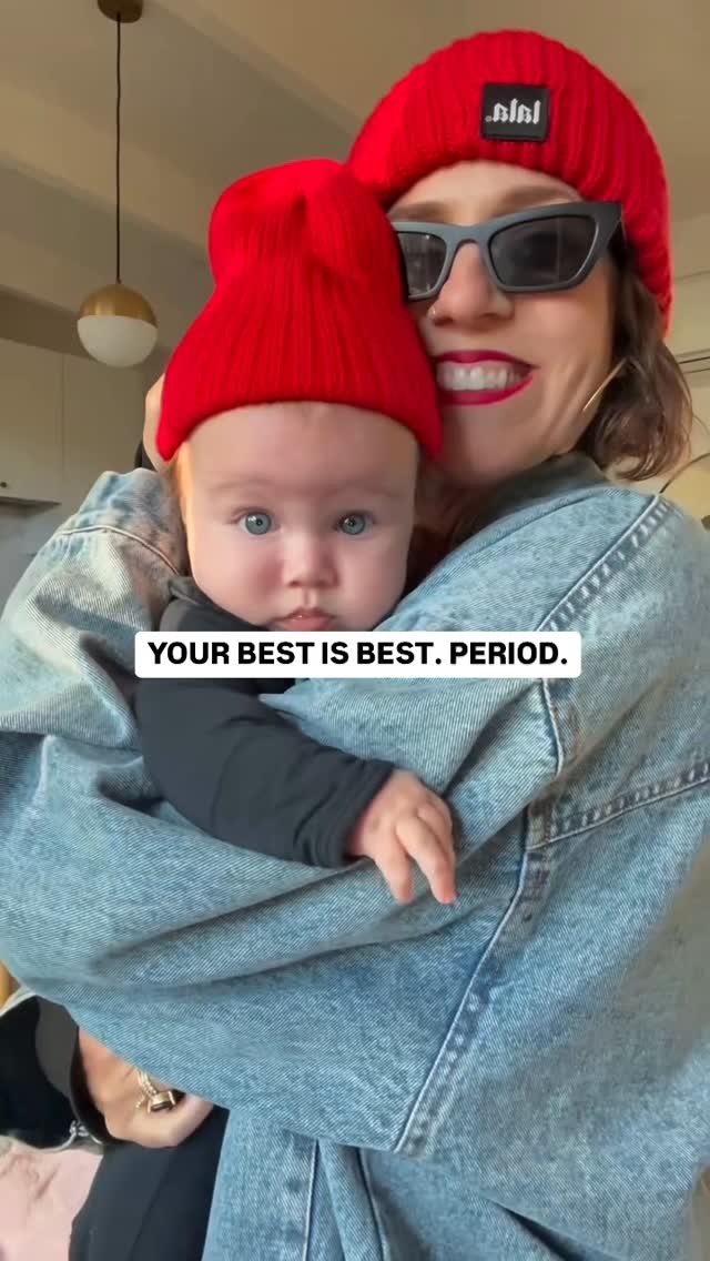 Instagram post by @fallonlev for Bobbie. Caption reads: Because let’s be real — we’re all just doing our....