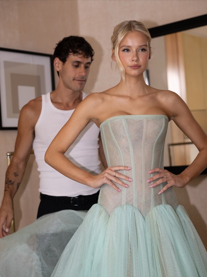 Instagram post by @styledbybloom_ for Crown Melbourne. Caption reads: Brownlow Moments @crownmelbourne....