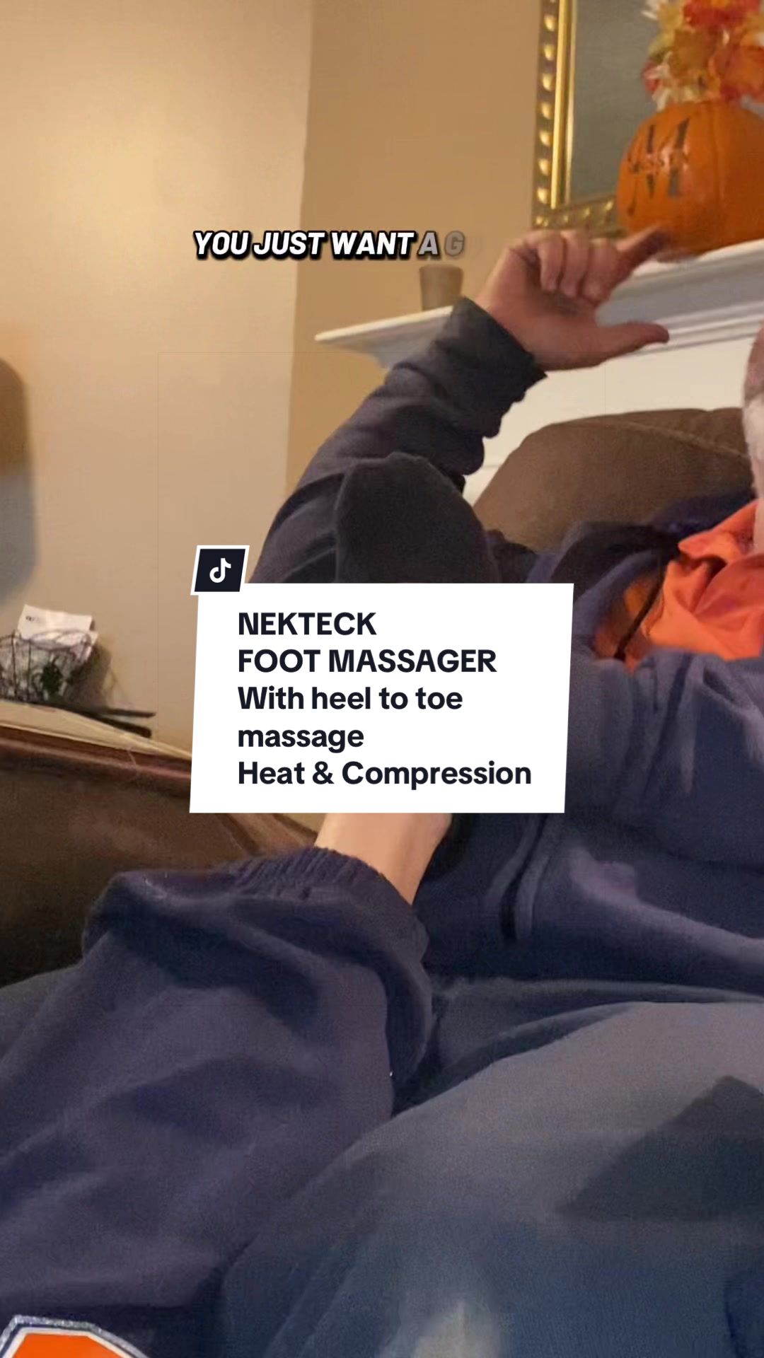 TikTok post by @marcysworld1111 for Nekteck. Caption reads: [...] mixed in with the massage is amazing.....