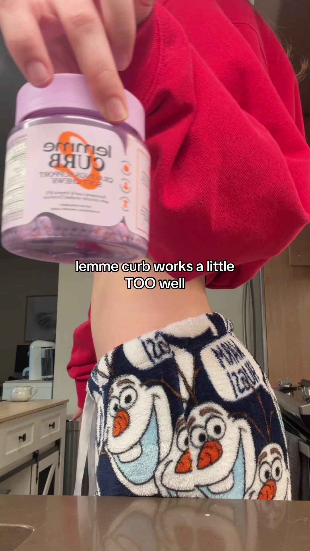 TikTok post by @goobluther for Lemme. Caption reads: i had to stop taking them 🤣🤣 #lemmecurb....