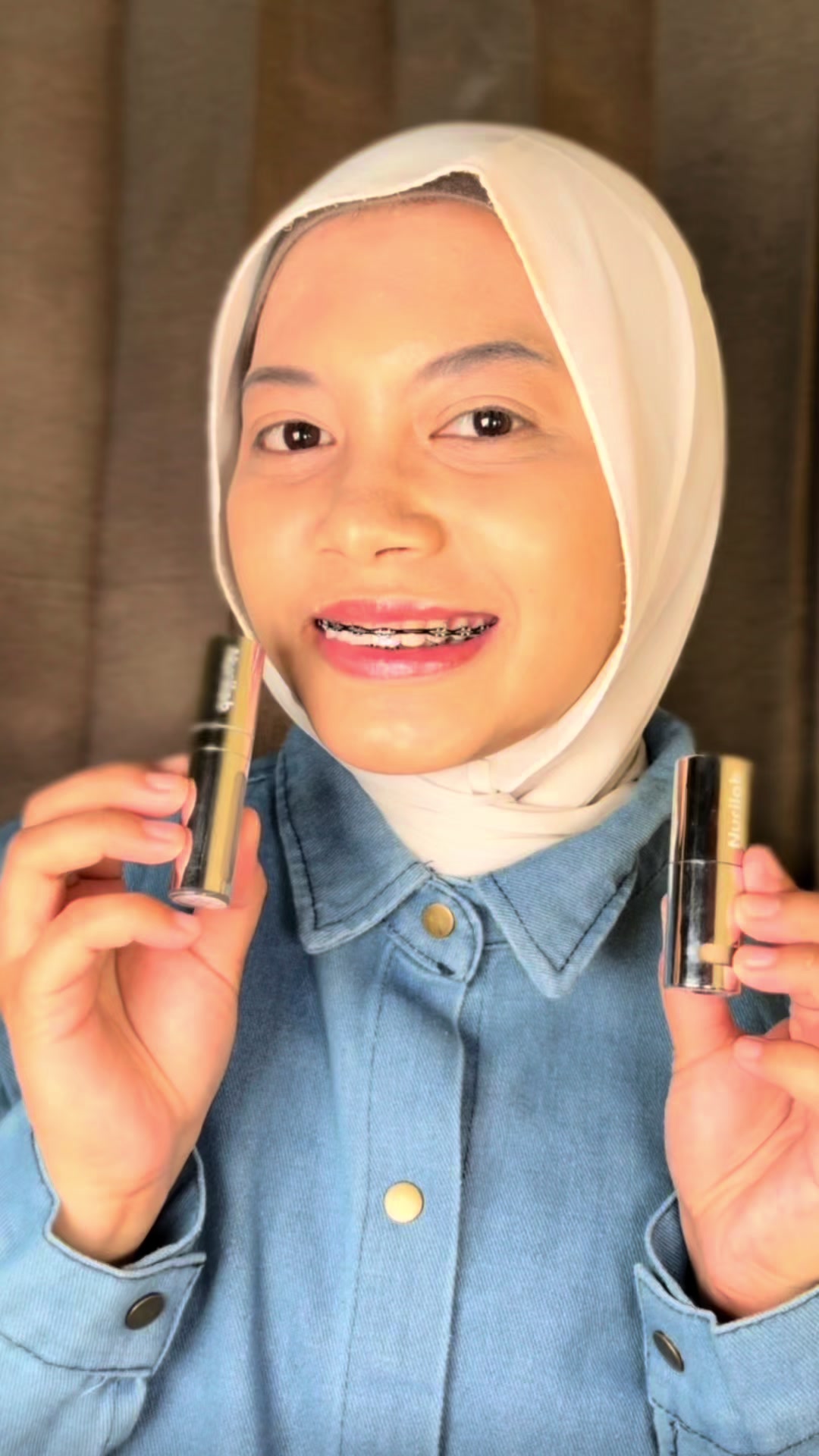 TikTok post by @naftriw for Nurilab.id. Caption reads: [...] poll. Bener-bener penyelamat banget....