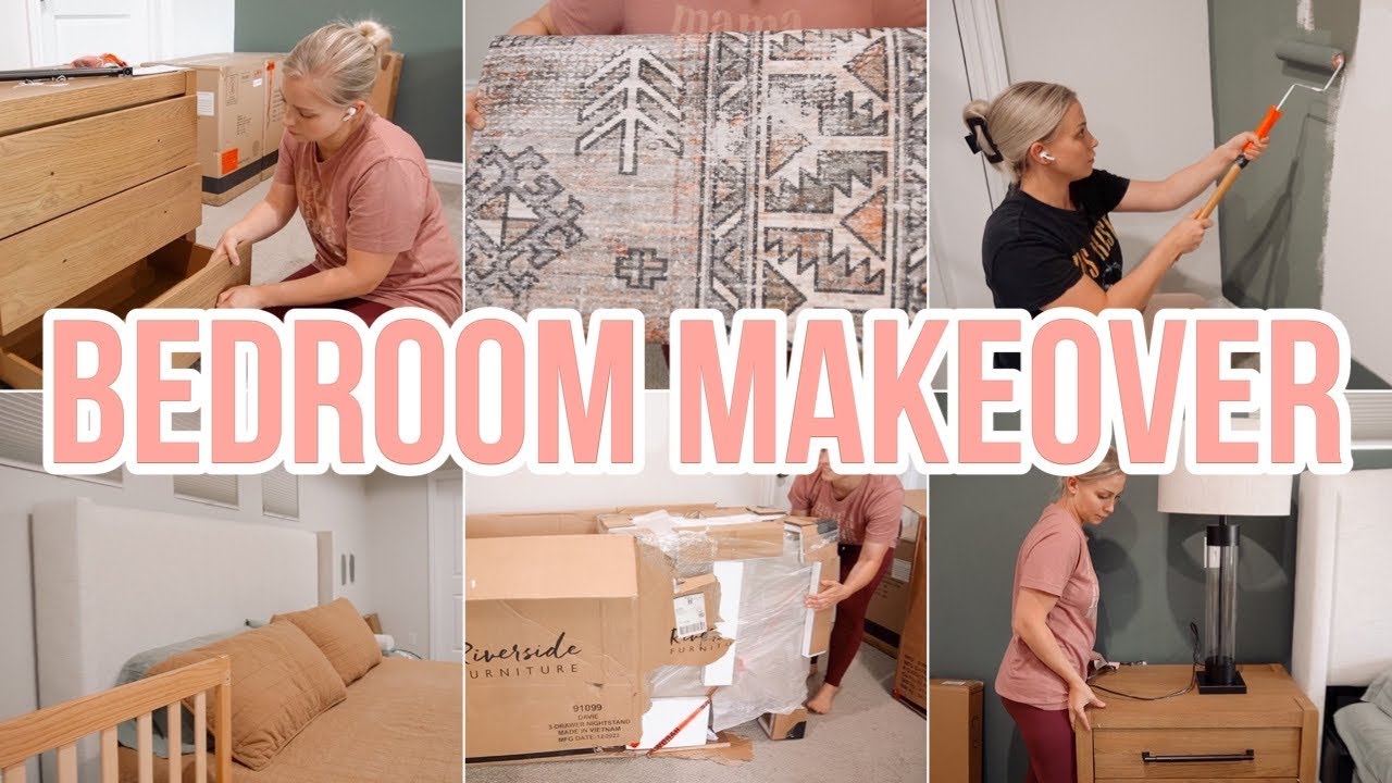 YouTube post by @Becky_Moss for Cirkul. Caption reads: COMPLETE BEDROOM MAKEOVER // BEFORE & AFTER....