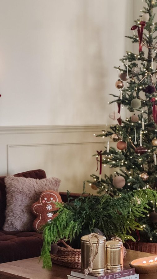 Instagram post by @theresachristinehome for biglots. Caption reads: Budget friendly Christmas with @biglots. #ad I....