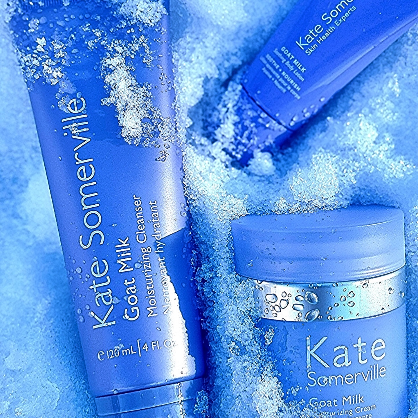 Instagram post by @m_gardner96_backup for Kate Somerville Skincare. Caption reads: @katesomervilleskincare winter must-have....