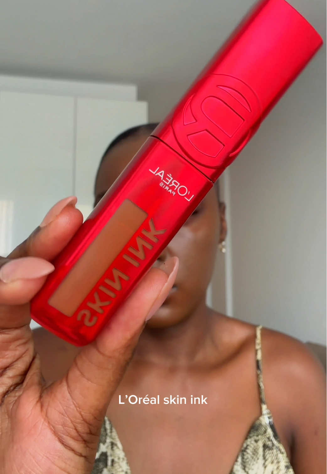 TikTok post by @tiobadgyal for DIBS Beauty. Caption reads: the perfect base ✨  @Tatcha US dewy milk....