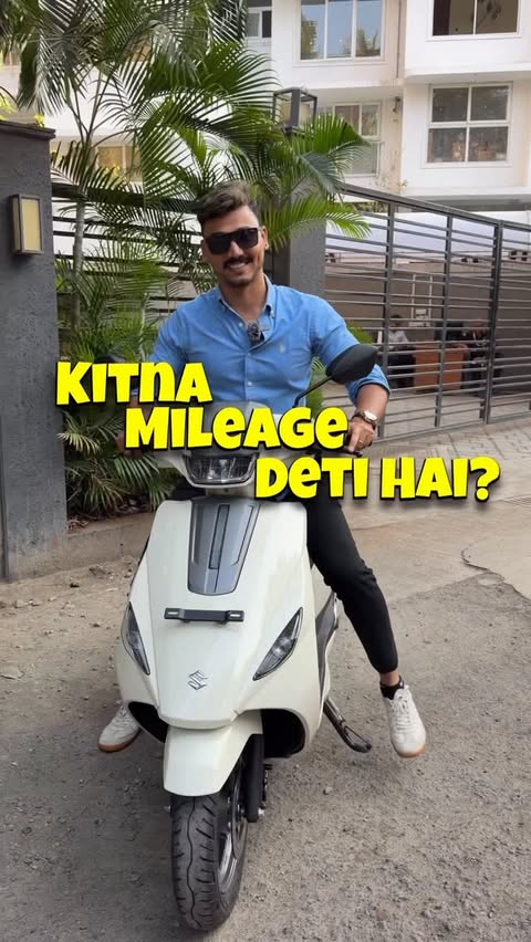 Instagram post by @unchasables for Suzuki. Caption reads: [...] premium EV, reliable electric scooter,....